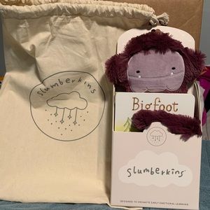 Slumberkins Amethyst Bigfoot Snuggler